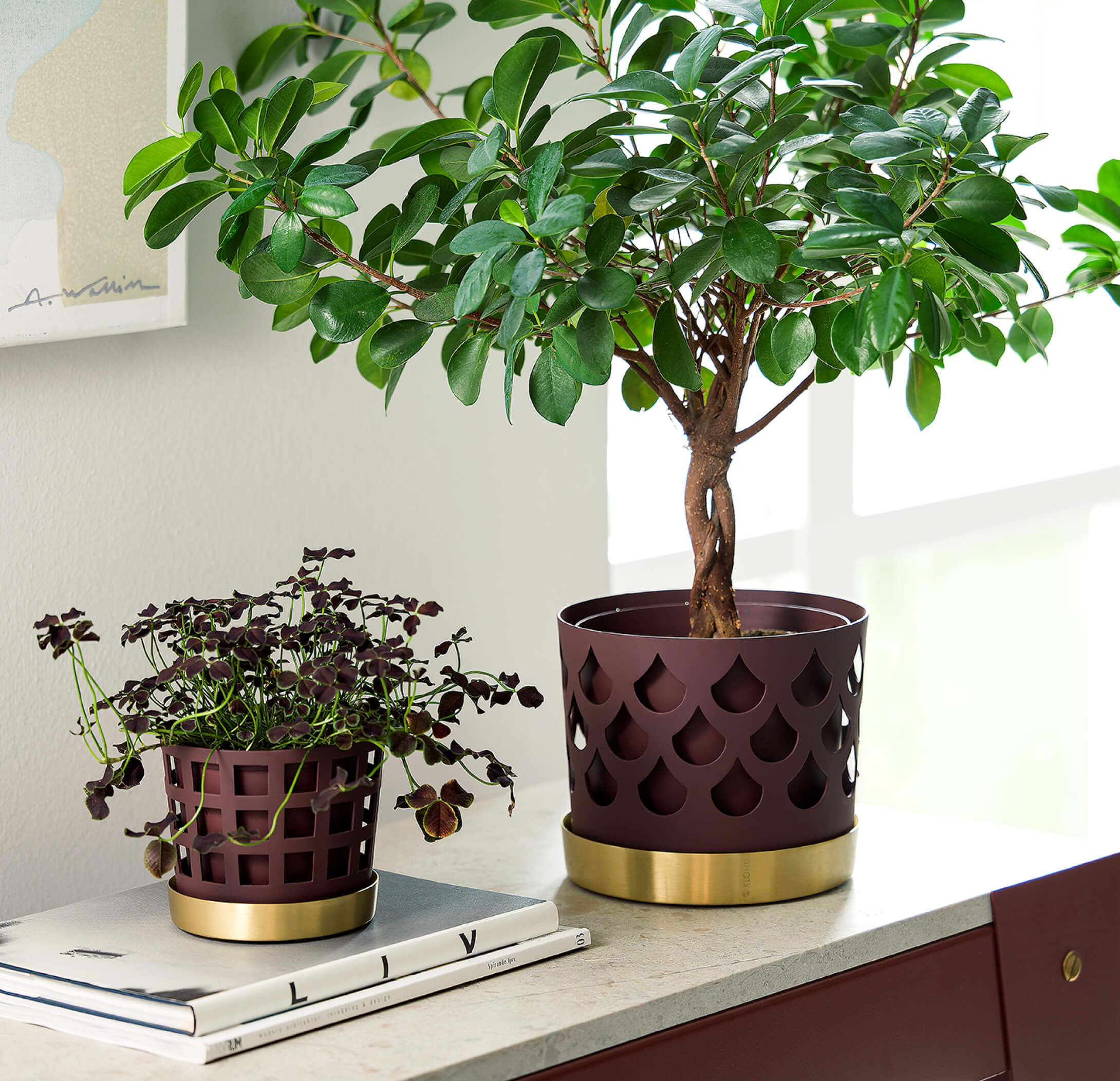 TRIO DROP FLOWER POT Medium